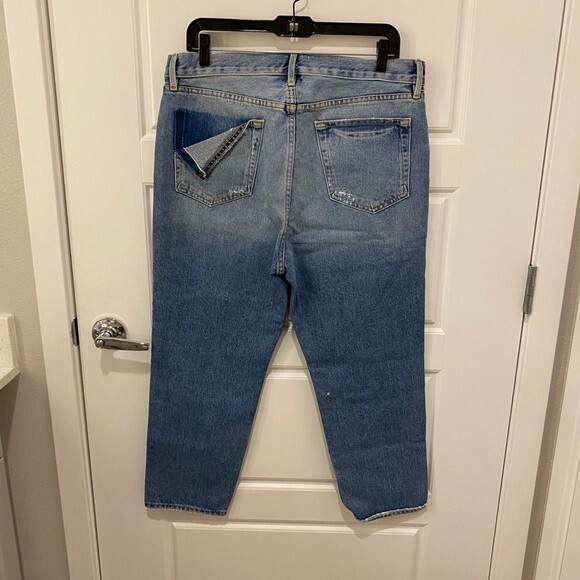 Frame Le Stevie Women's Crop Jeans. Distressed. Blue. Size 29. Streewear. Cute - Picture 8 of 13